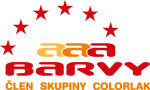 logo firmy AAA Barvy s.r.o. - barvy, laky, fasády, omítky